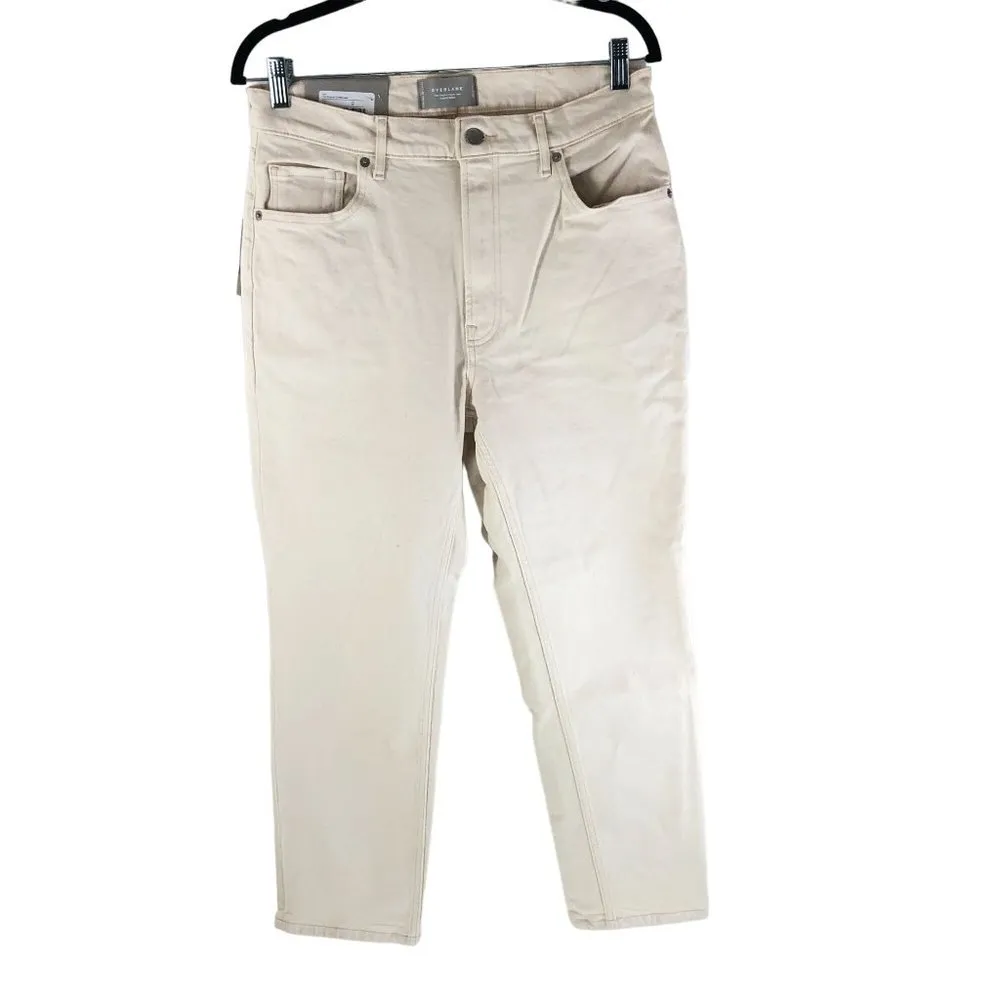 Everlane Womens The Original Cheeky Jean Ecru Ivory 30 Crop - Image 4