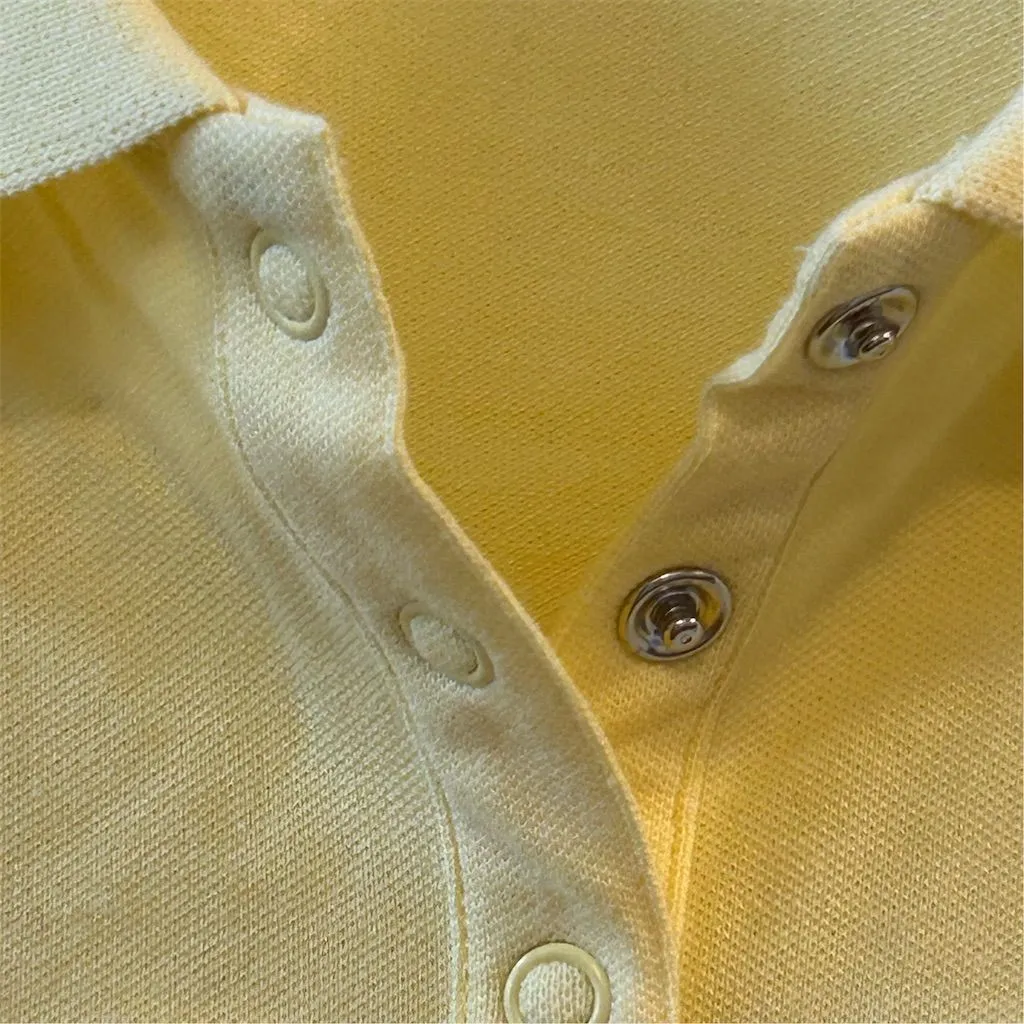 Nike Women's Yellow Polo Shirt XL Short Sleeve Casual Top NWT - Image 5