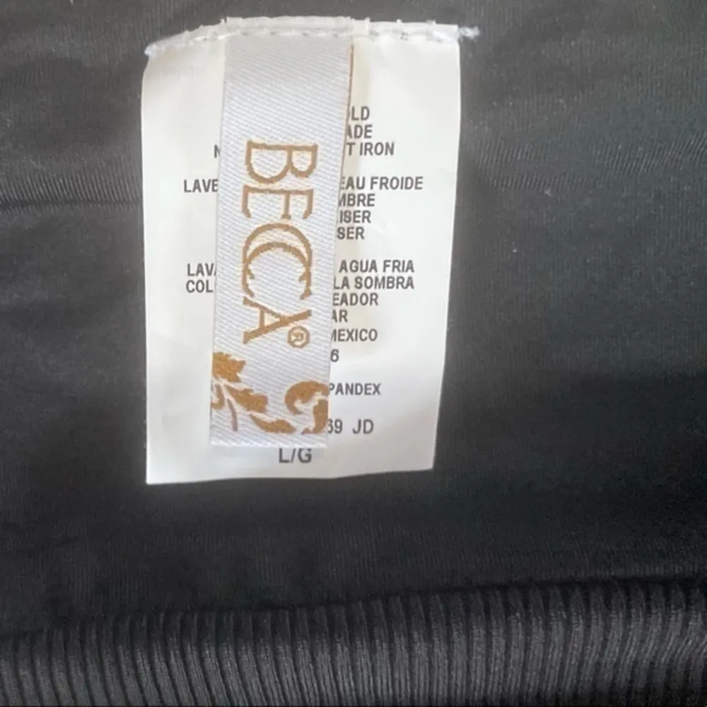 BECCA Fine Line American Black Bikini Swim Bottoms 544307 Size Large NWOT - Image 5