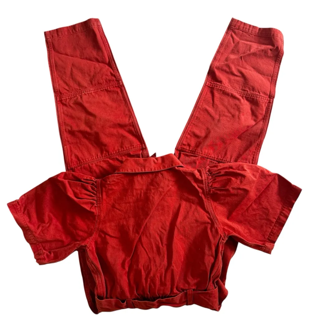 Christy Dawn The Sienna Jumpsuit XS Red Orange - Image 7