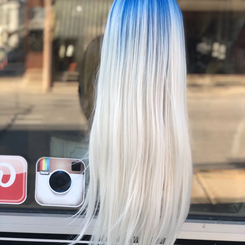 Blue white wig - Image 6