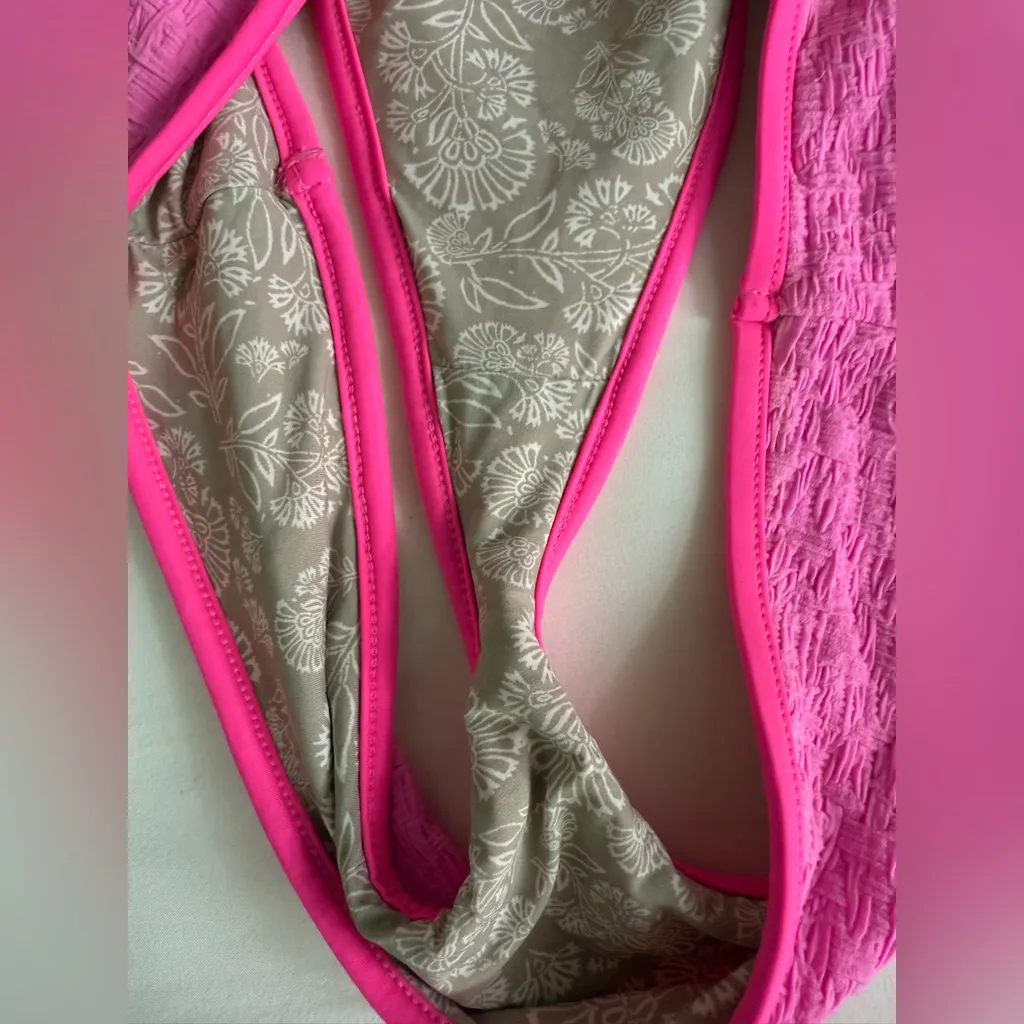 FP‎ Beach Vibrant Pink Bikini Set Size M Size M - Image 4