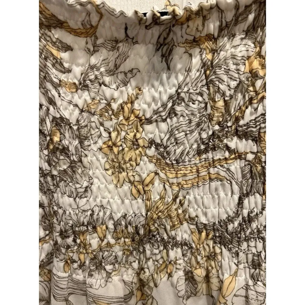 Soma‎ Tropical Palm Tree Convertible Maxi Dress Women’s Size XL Lined - Image 6