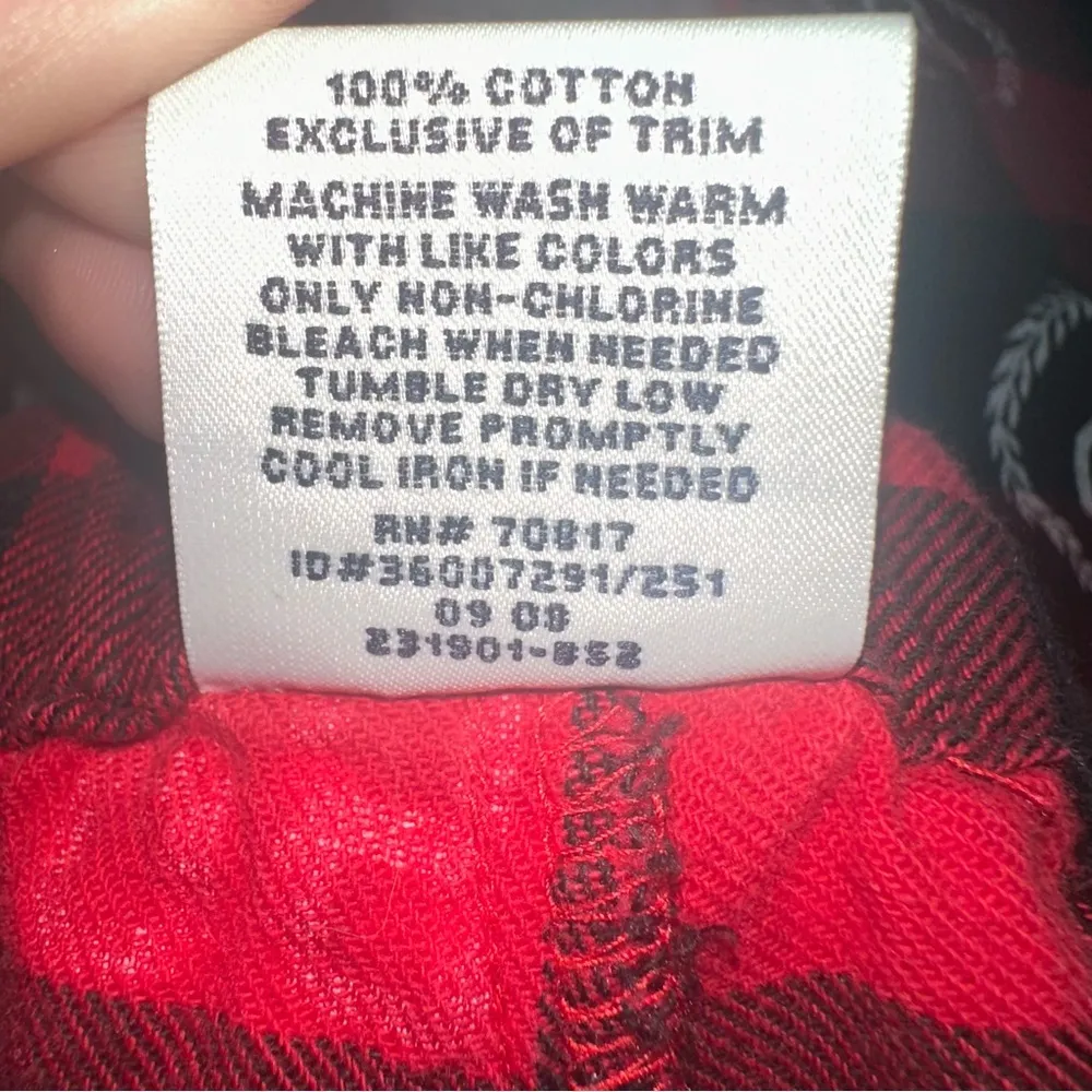 Vintage Y2K VS PINK Red Logo Pajama Pants! - Image 3