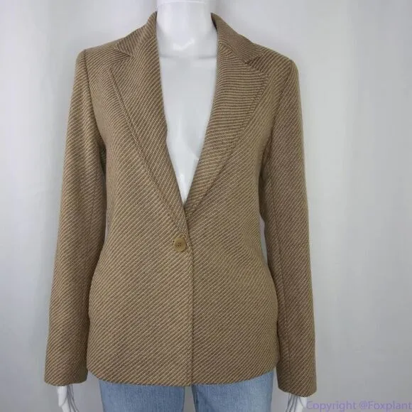 Lafayette‎ 148 100% wool tweed blazer jacket, size 2 - Image 4