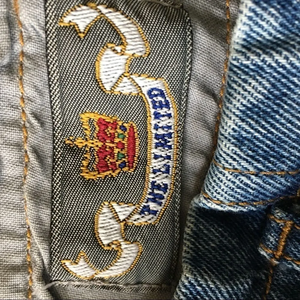 TALL The Limited High waist 2 button Vintage Jeans! 80s Era - Image 5