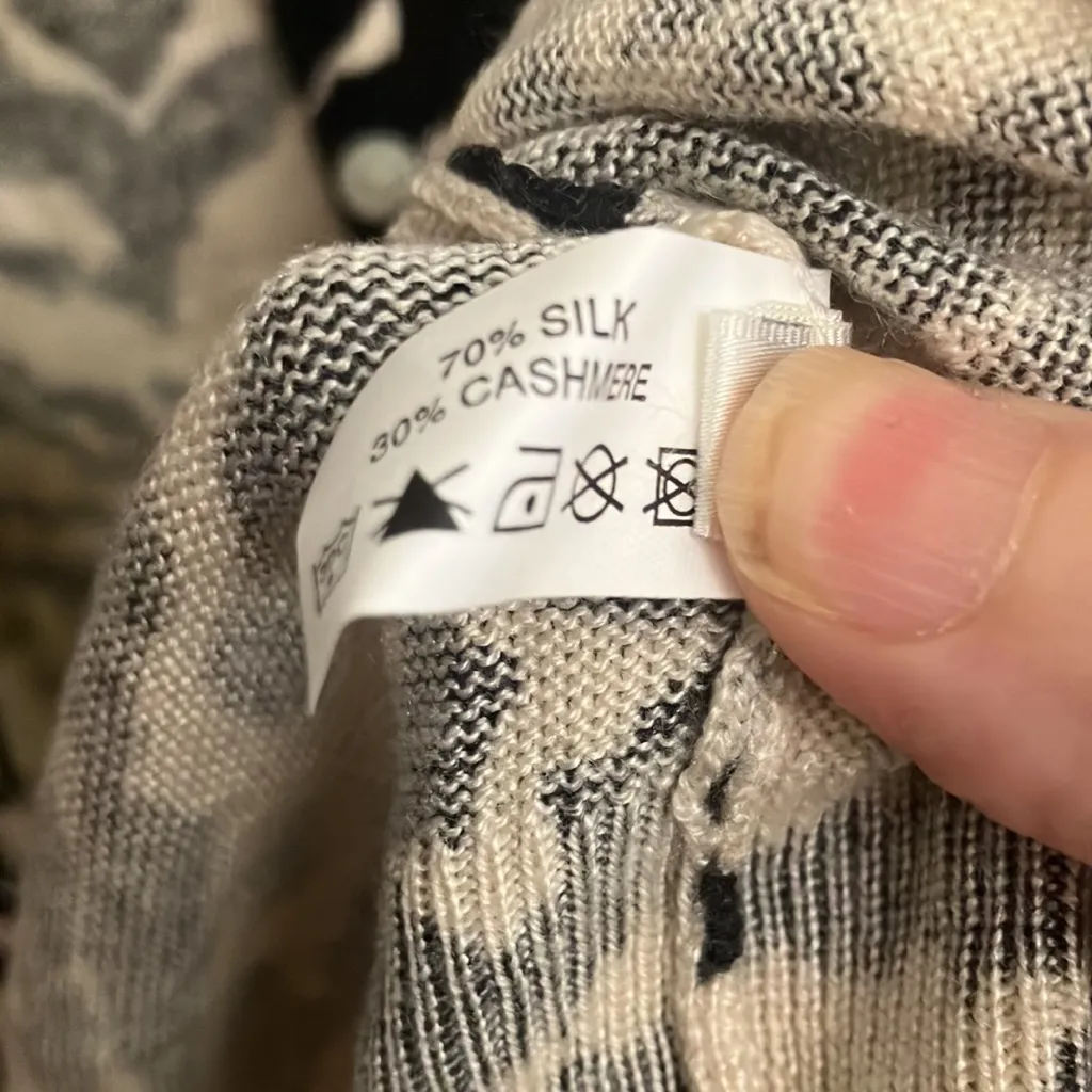 FINAL MARKDOWN Furla silk and cashmere cardigan small - Image 3