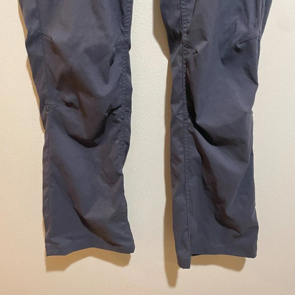 Prana Women's Size 12 Halle Pant Convertible Roll Up Gray Hiking Outdoor - Image 6
