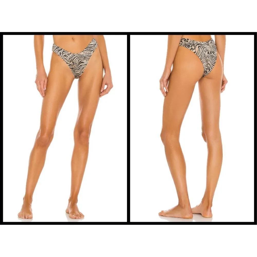 💕L*SPACE💕 Animal Instinct Bikini Set (Siren Top + Cabana Bottom) DD-/XL NWT - Image 4