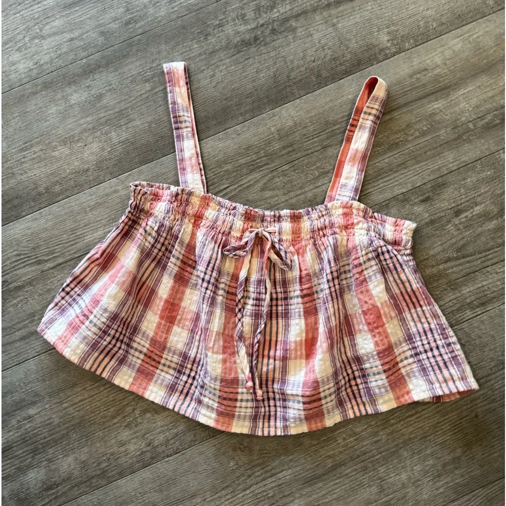 AMERICAN EAGLE plaid swing cami top 🌸 - Image 5