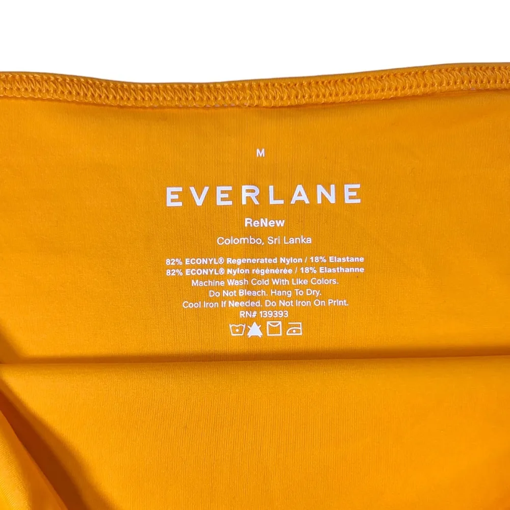 NWT Everlane ReNew The High-Rise Hipster Bottom in Mustard Yellow - Image 5