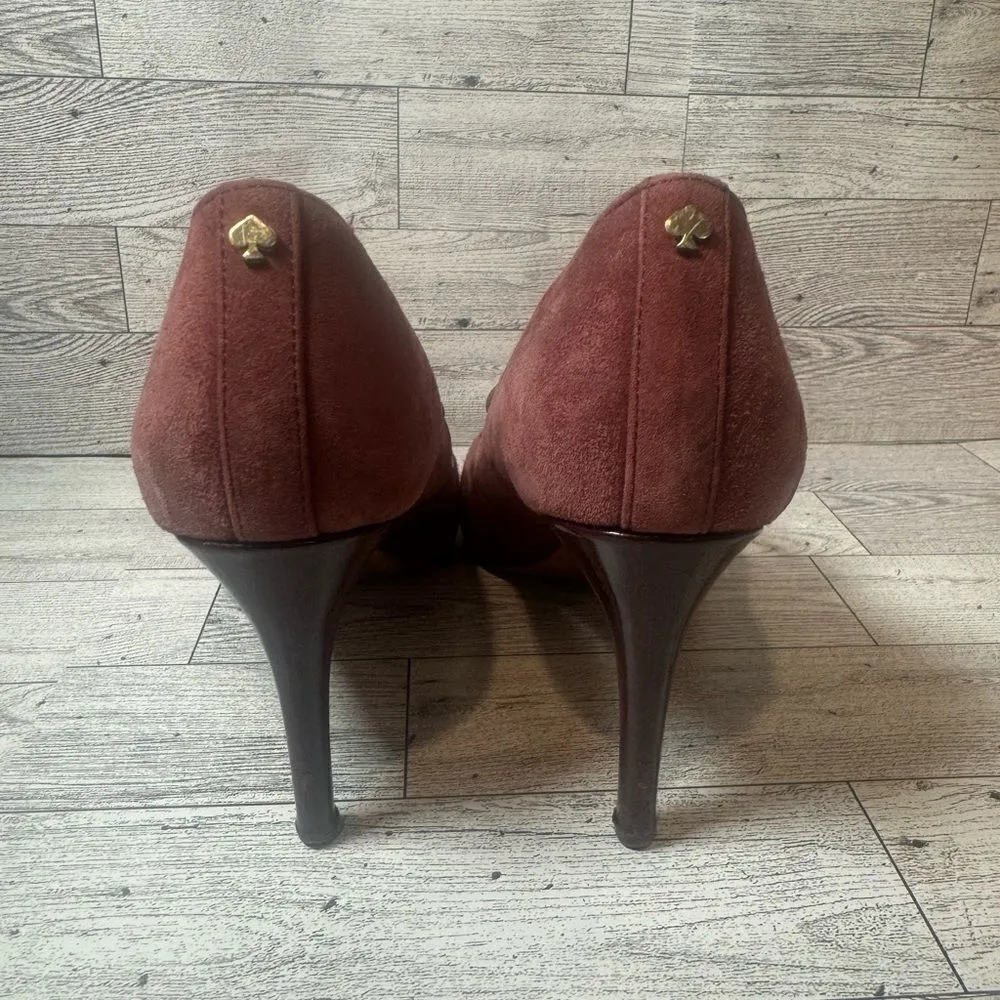 Kate Spade Suede closed toe heels‎ size 7.5 m - Image 6