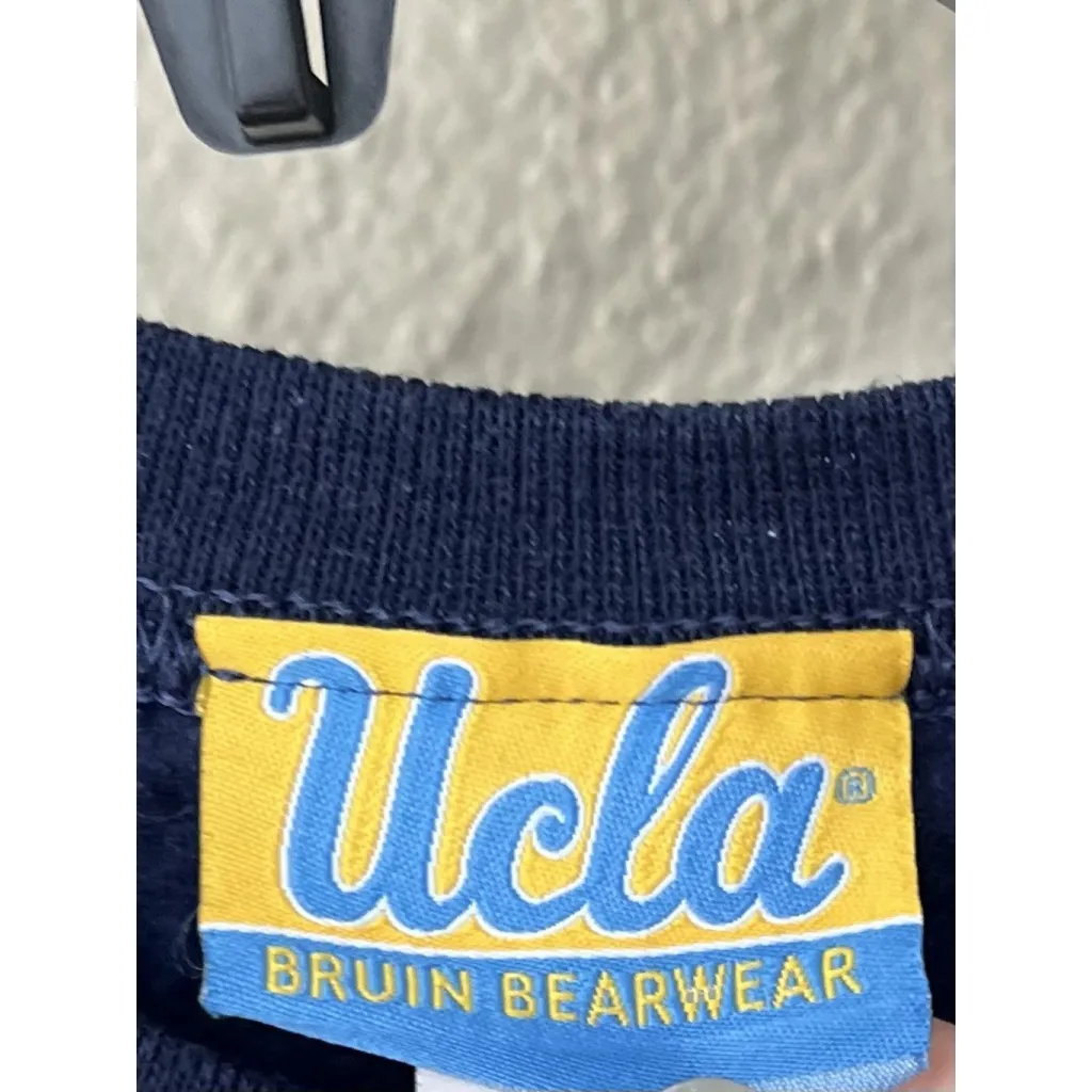 UCLA Bruins Tropical Embroidered Blue Pullover Sweatshirt Women's S College - Image 5