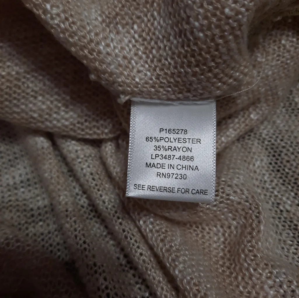 Absolutely Famous Cream Color Sweater Size 3X - Image 4