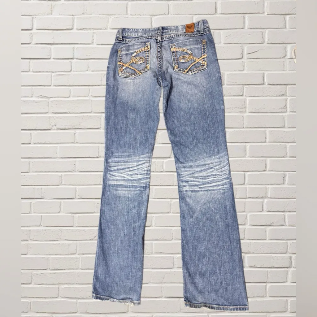 BKE Denim Kate Boot Jeans Women’s 29x33.5 Light Wash Stretch Bootcut Embroidered - Image 2