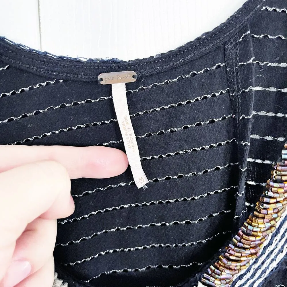 Free People Aztec Louie Beaded Tank Top - Image 4