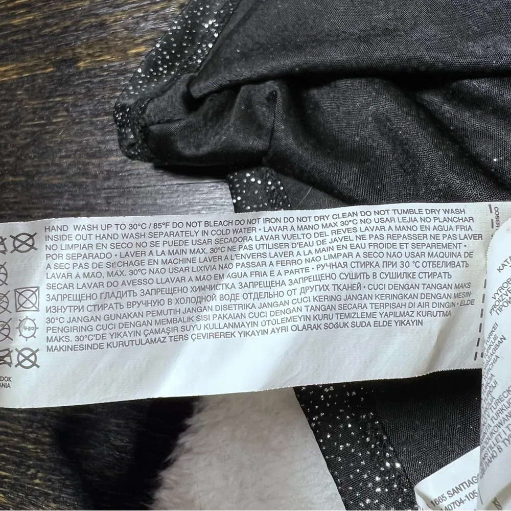 MNG Collection Black Sparkly A Line Dress - Image 9