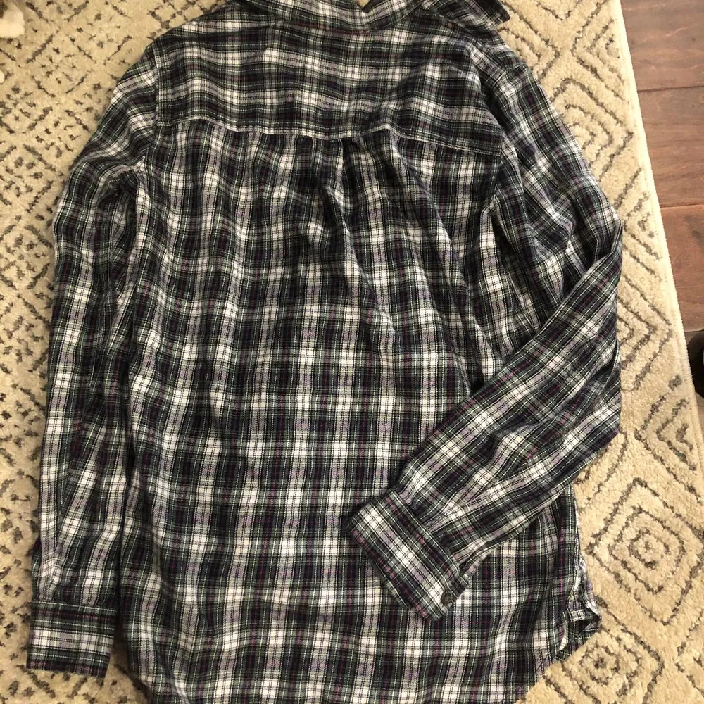 madewell plaid long sleeve shirt small - Image 2