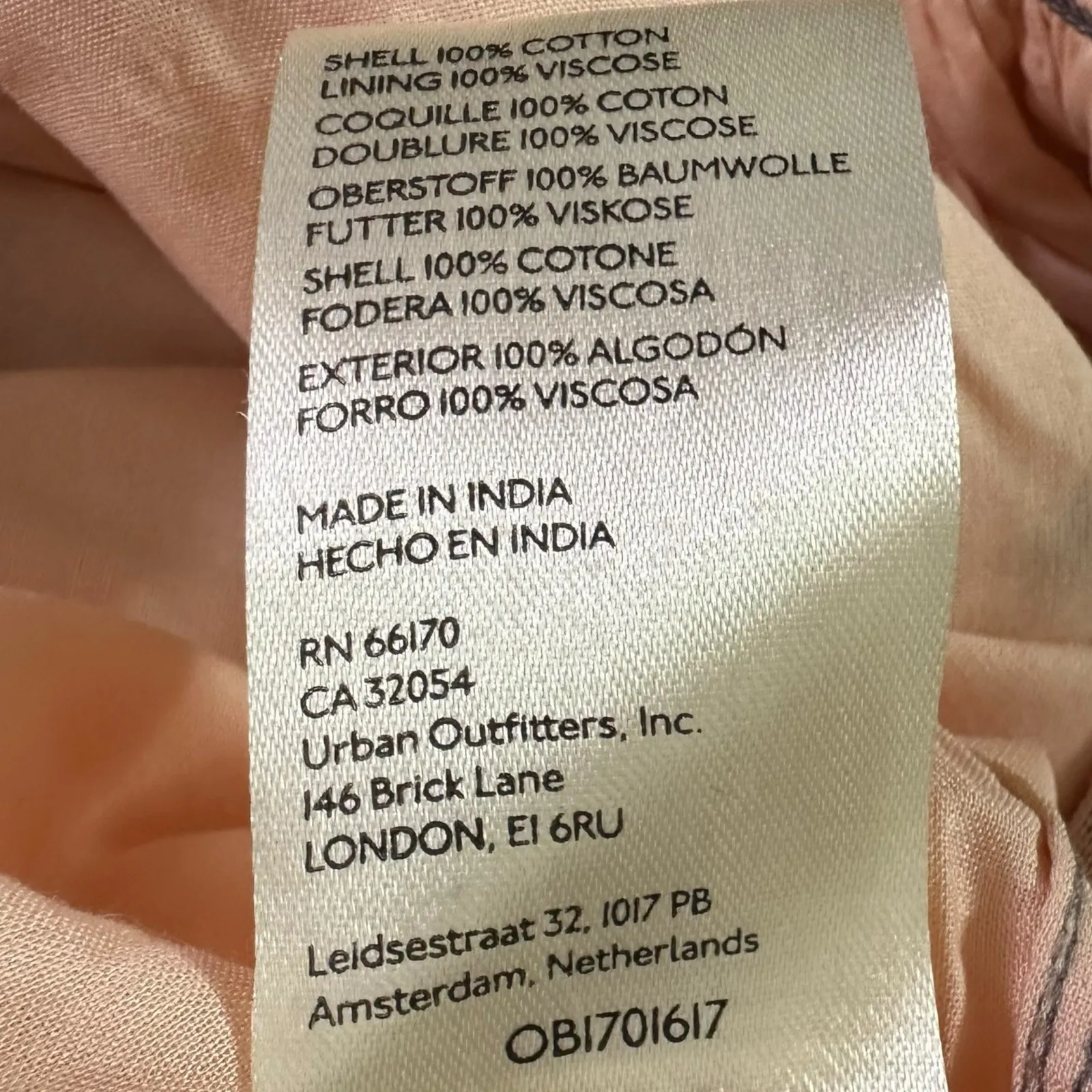 Free People Dainty Bohemian Gauze Forget Me Not Floral Midi Dress Blush Large - Image 13