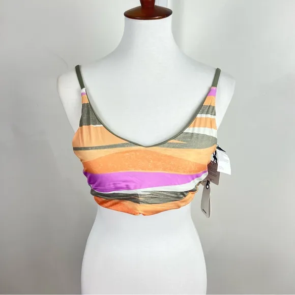prAna  NWT Willow Falls Reversible Bikini Top‎ in Waves Size Medium - Image 10