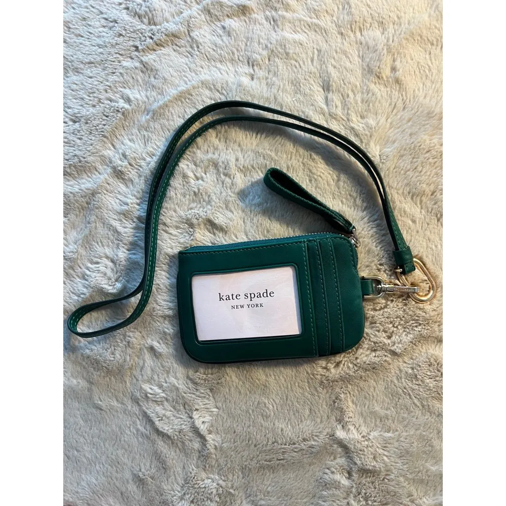 Kate Spade Teal Wristlet Wallet With Card Slot & Detachable Strap - Image 10