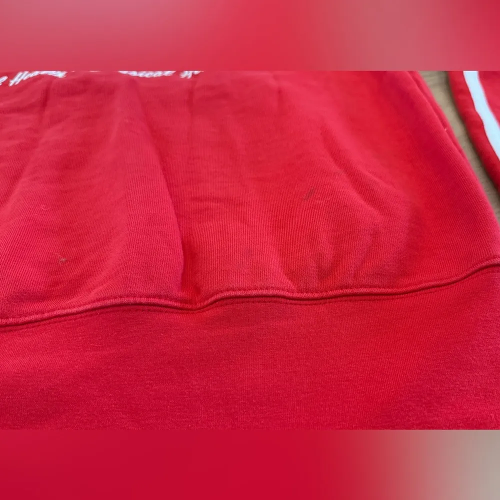 The Mayfair Group mental health Full Zip Tracksuit sweatshirt red size s/m Size M - Image 6