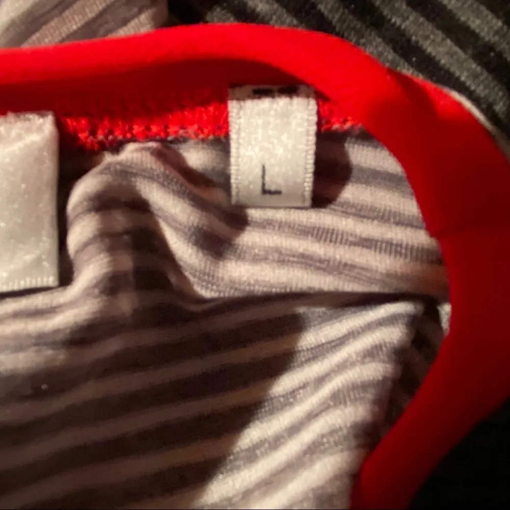 PATRIZIA LUCA MILANO Striped Tunic Black Size L - Image 14