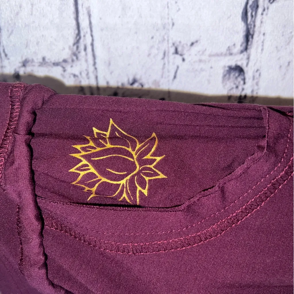 Divine Goddess Divine Wear Jogger Lounge Pants in Burgundy Size XL - Image 4