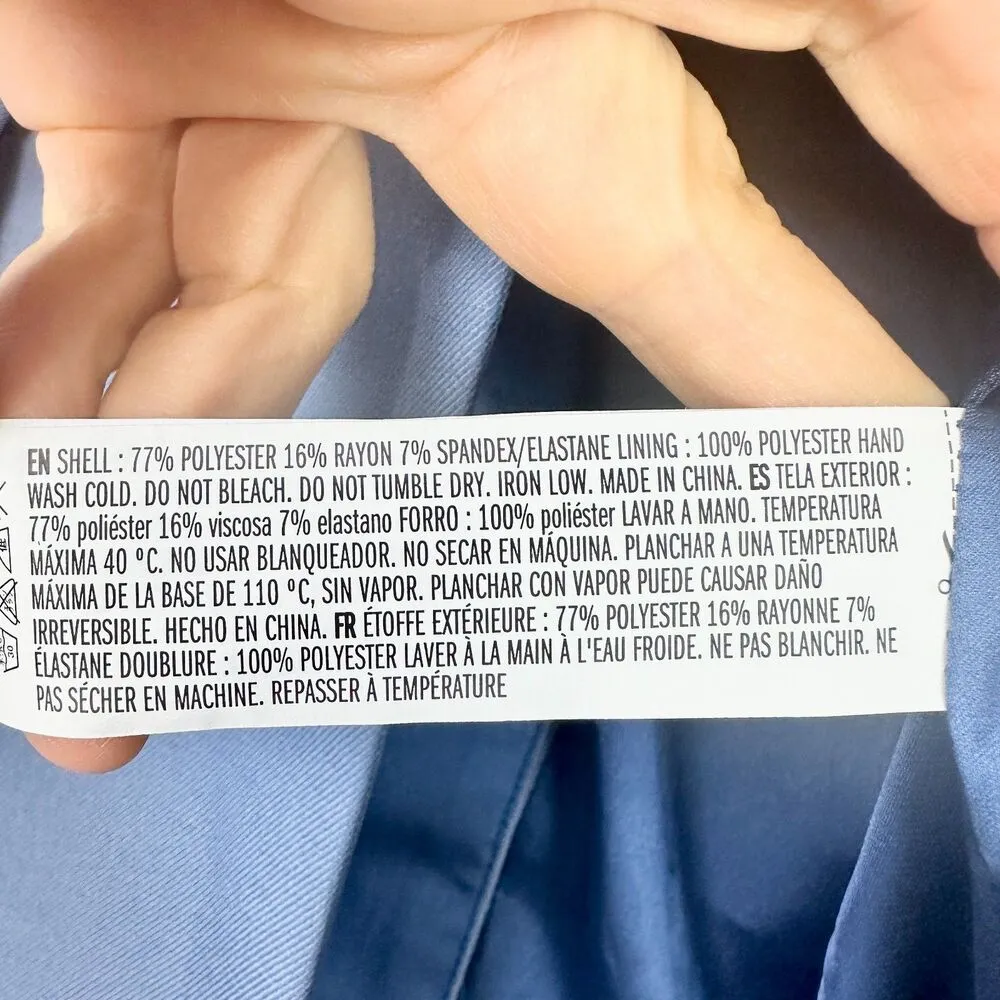 Endless Rose Single Breasted Blazer Size Small NWT Blue One Button - Image 9