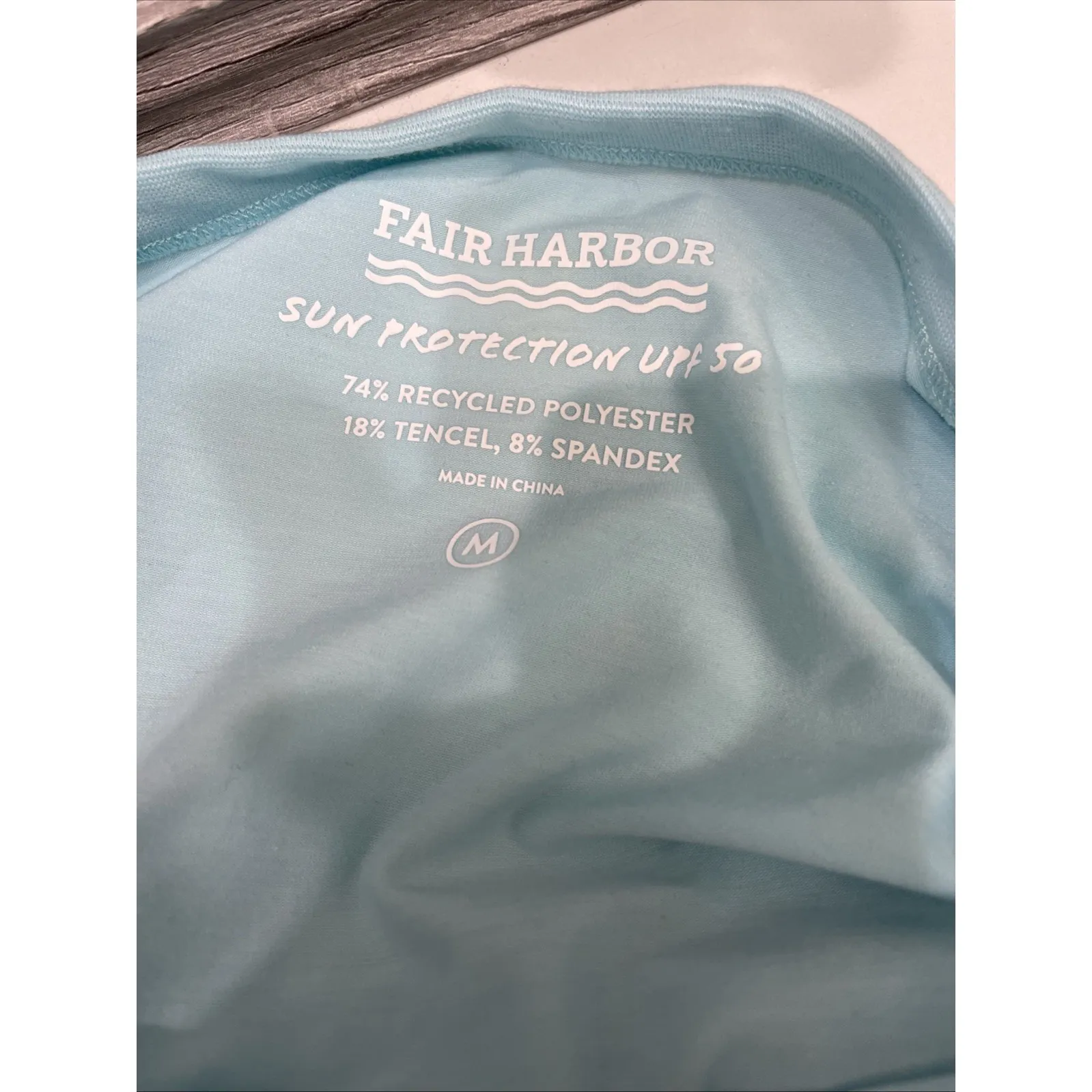 Fair Harbor Sea Breeze Tank Light Blue Women's M Sun Protection UPf 50 NWT Size M - Image 6