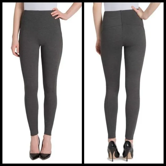 💕LYSSE💕 Ella Seamed Ponte Leggings Charcoal XS - Image 2