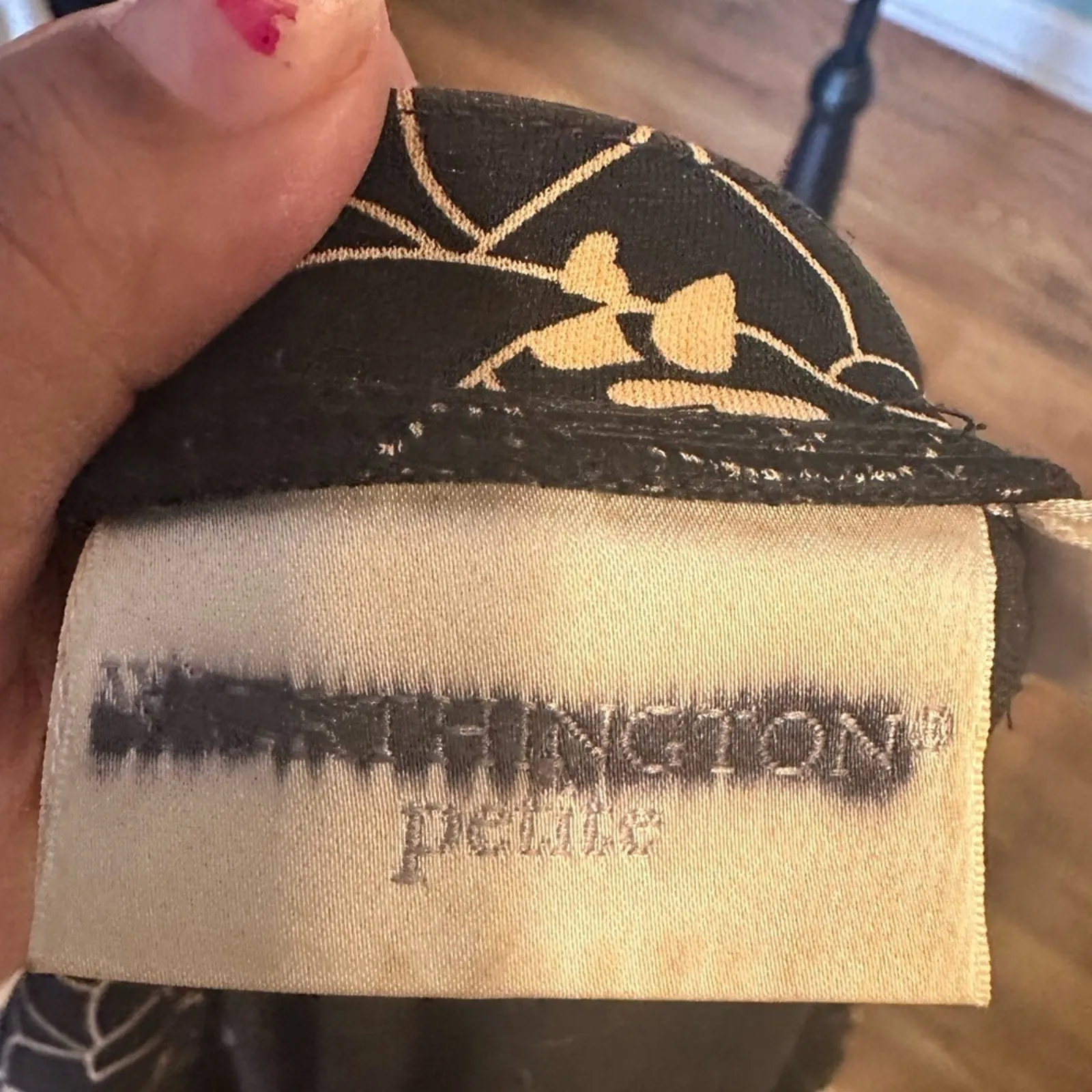 Worthington Petite Black Floral Two-Piece Set – Size L - Image 8