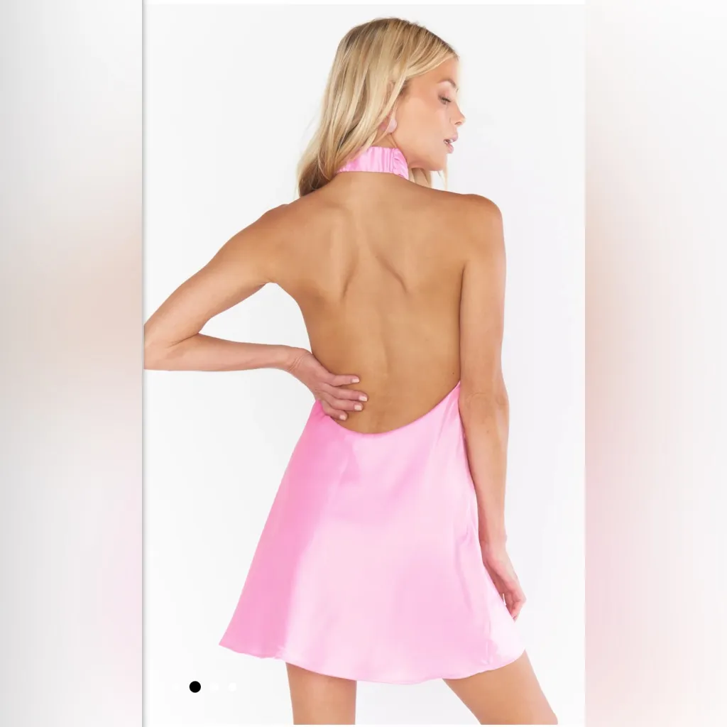 NWT SHOW ME YOUR MUMU- Jasmine Halter Mini Dress size small - Image 3