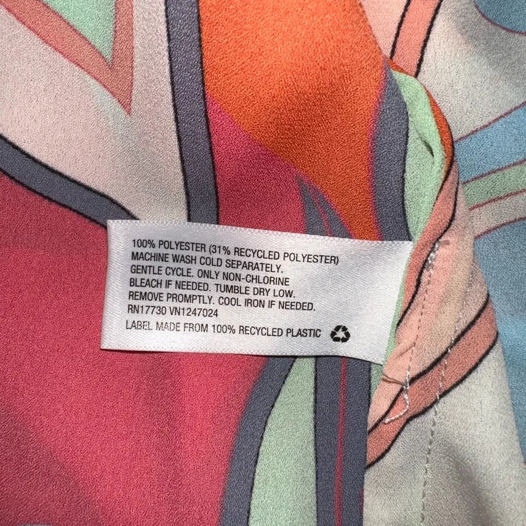 Alexis Colorful Abstract Patterned  dress - Image 4