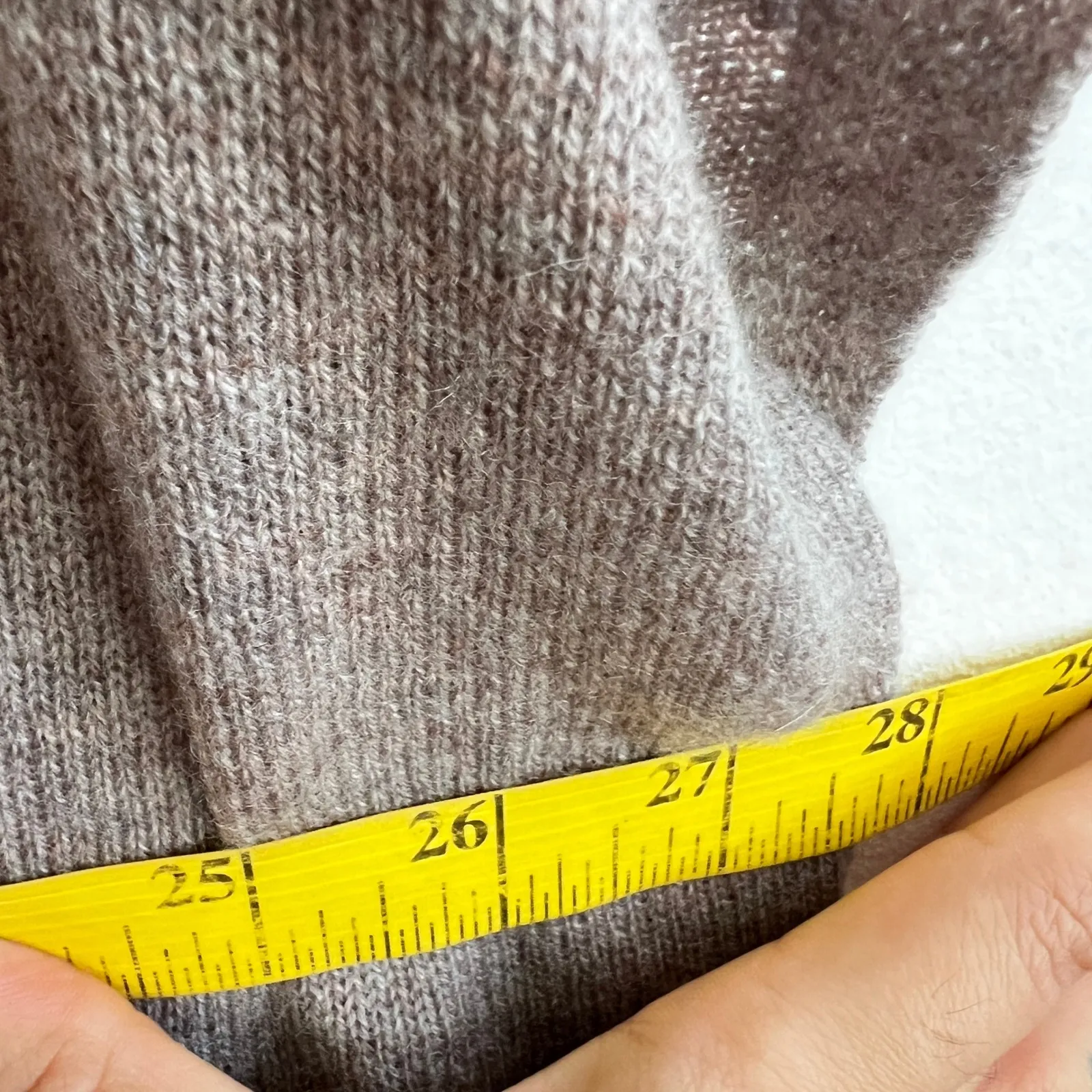 Lucky Brand Cashmere Fringe Poncho Boho Cozy Minimalist Western Brown Medium - Image 6