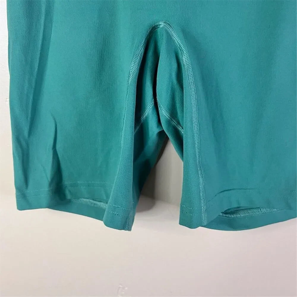 Gymshark Whitney Simmons Women's XS Green High-Rise Biker Shorts Activewear Yoga - Image 4