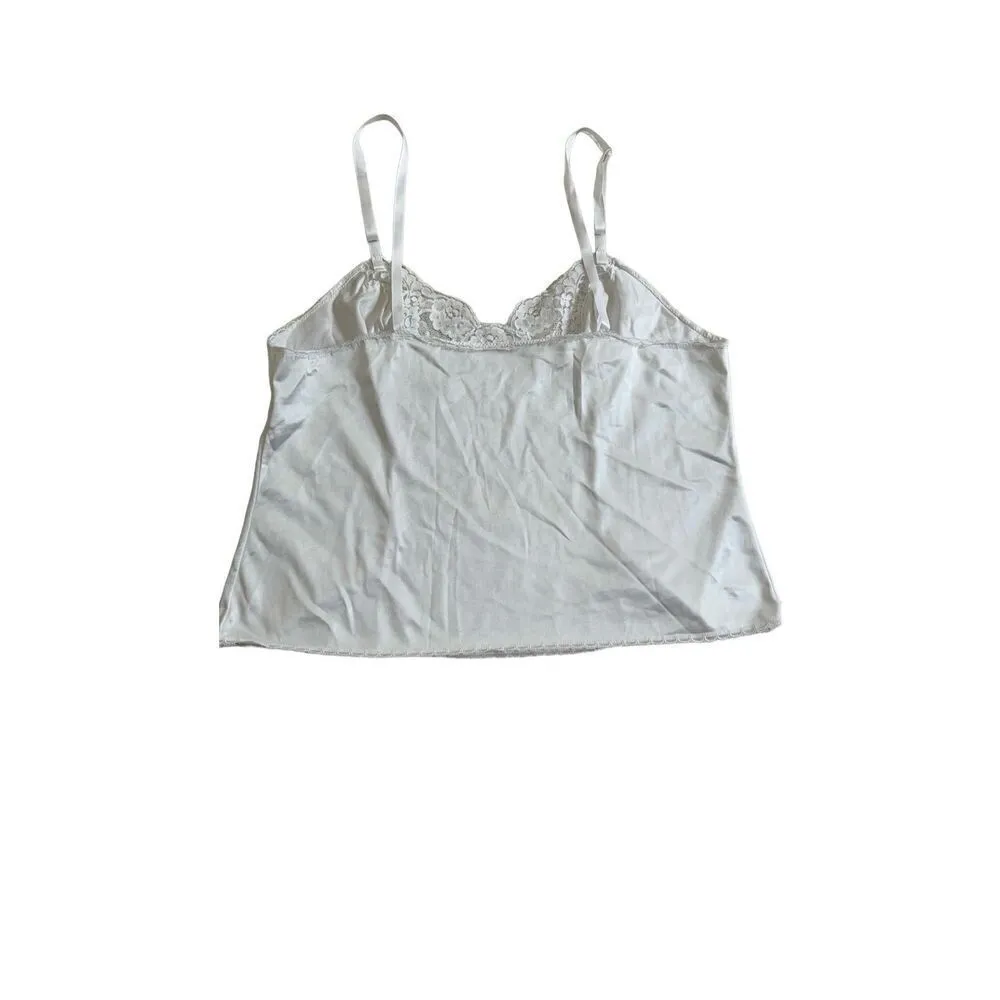 Addona Striped Lace Trimmed Adjustable cami Tank size S - Image 6