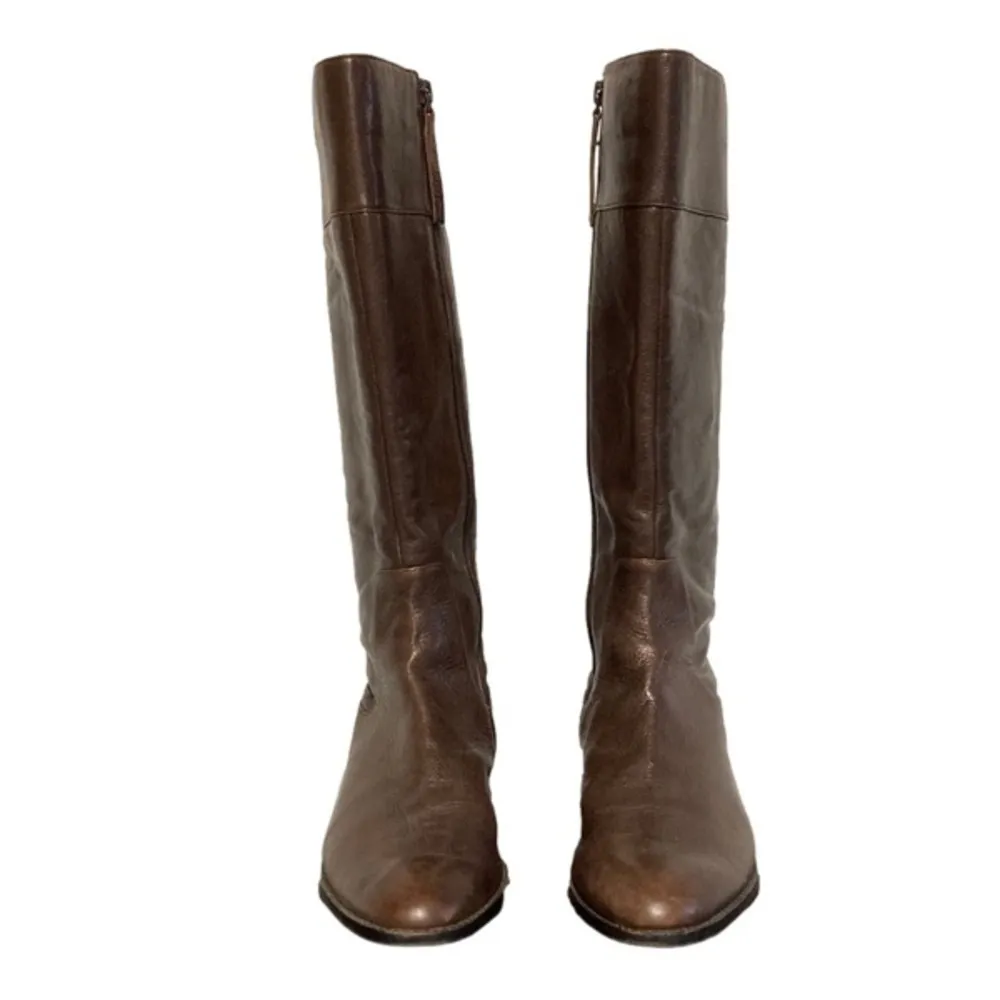 Calvin Klein Rowan Brown Leather Boots - Image 4