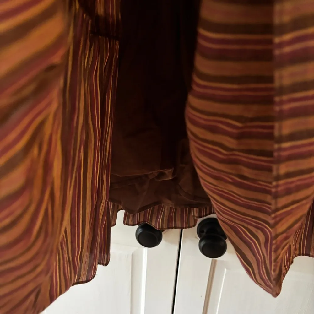 Ulla Johnson Severine Skirt Mulberry Striped Tiered Midi Skirt‎ Size 4 Small - Image 10