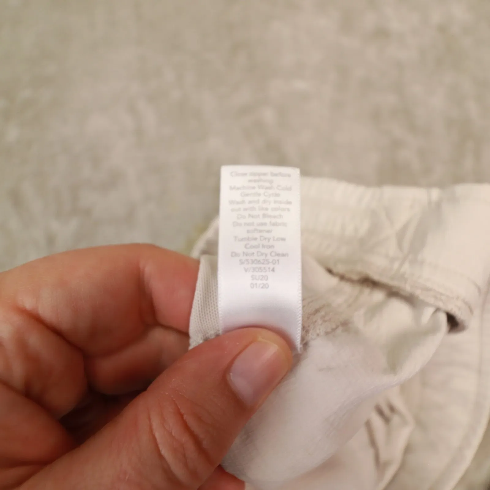 Athleta Trekkie Belted Pants Beige Womens size 4 Utility Hiking Outdoors - Image 10