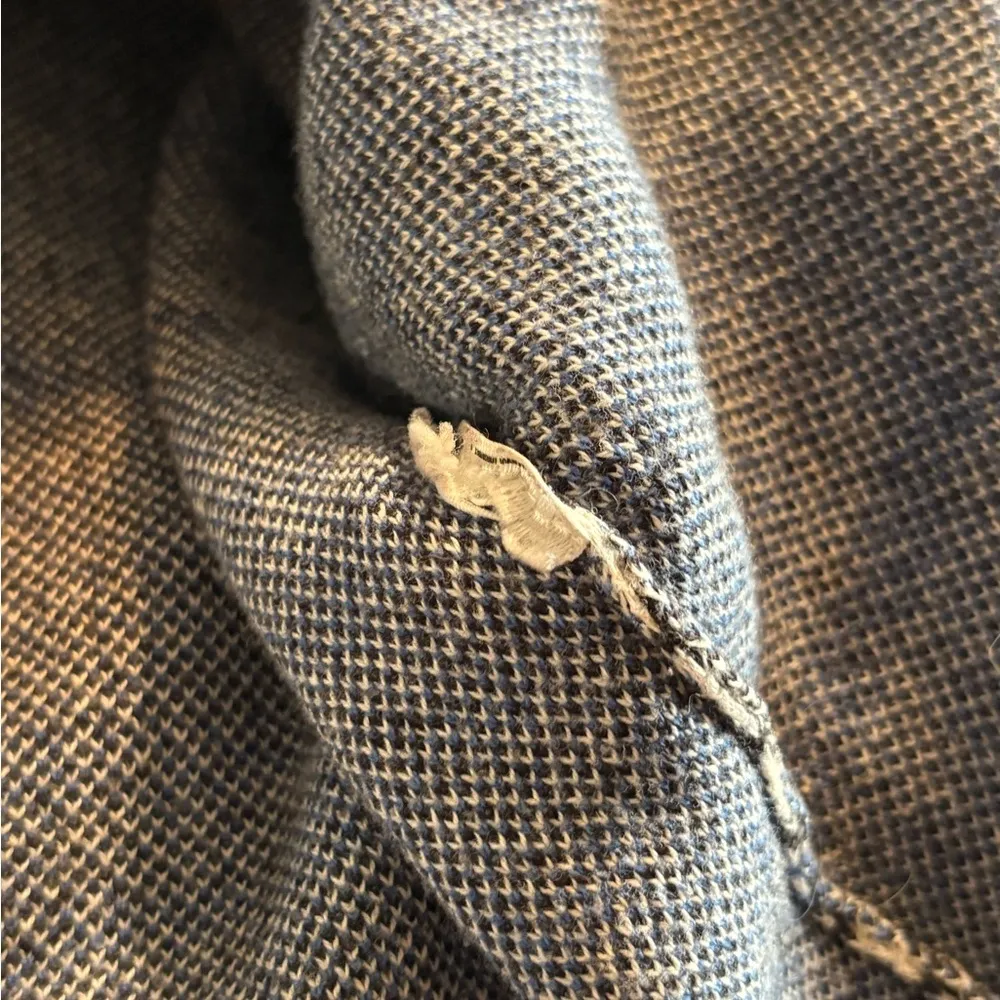 Crown & Ivy Blue, Black and White Turtleneck Sweater - Image 7