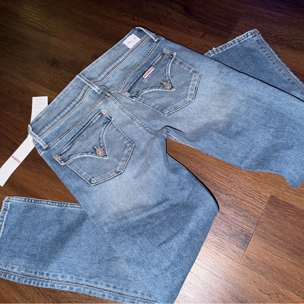 NWT HUDSON COLLIN
MIDRISE
STRAIGHT CROP $248 casual denim winter spring revolve - Image 5