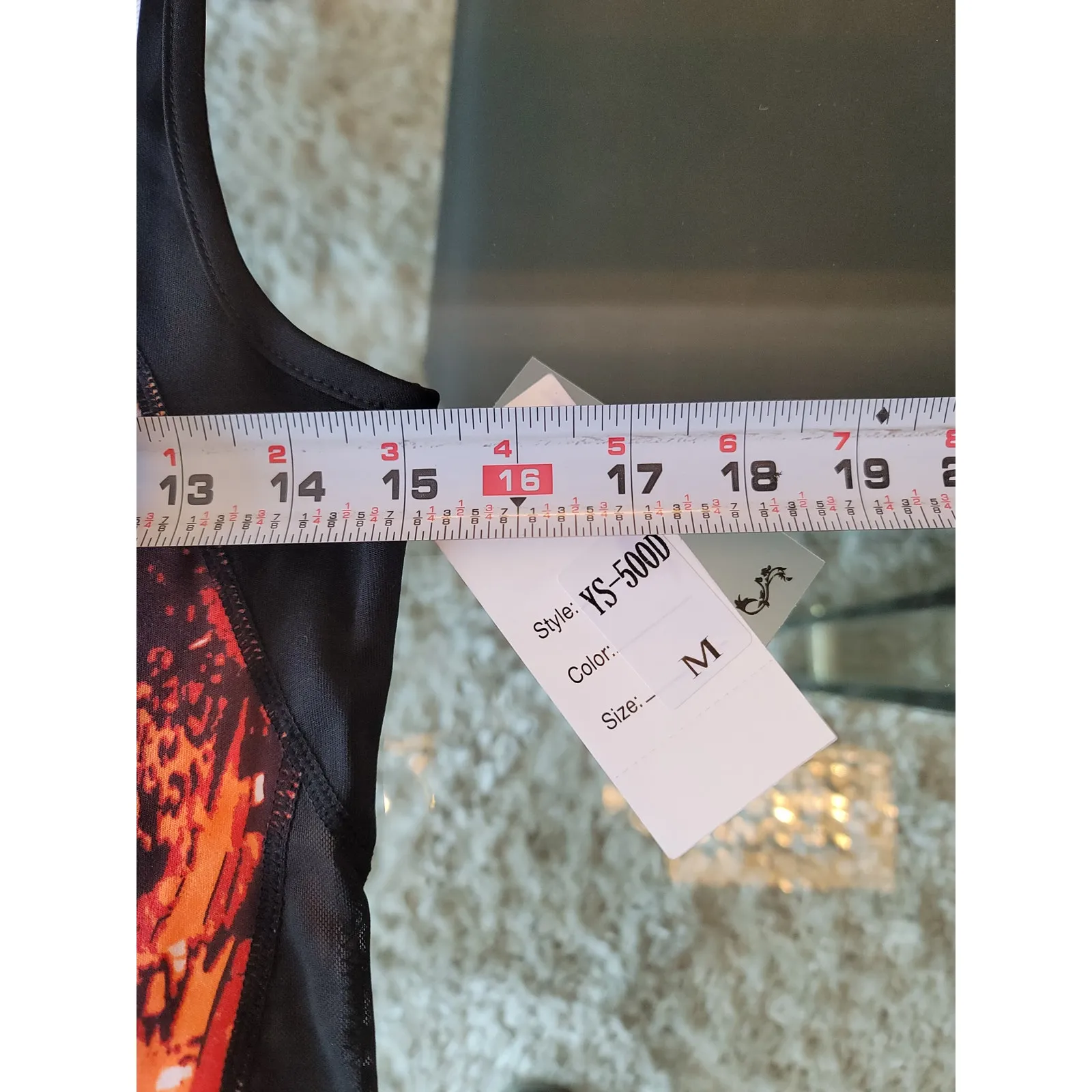 Dolce Bonita Activewear Three Piece Set Women Medium Orange Black Tracksuit - Image 16