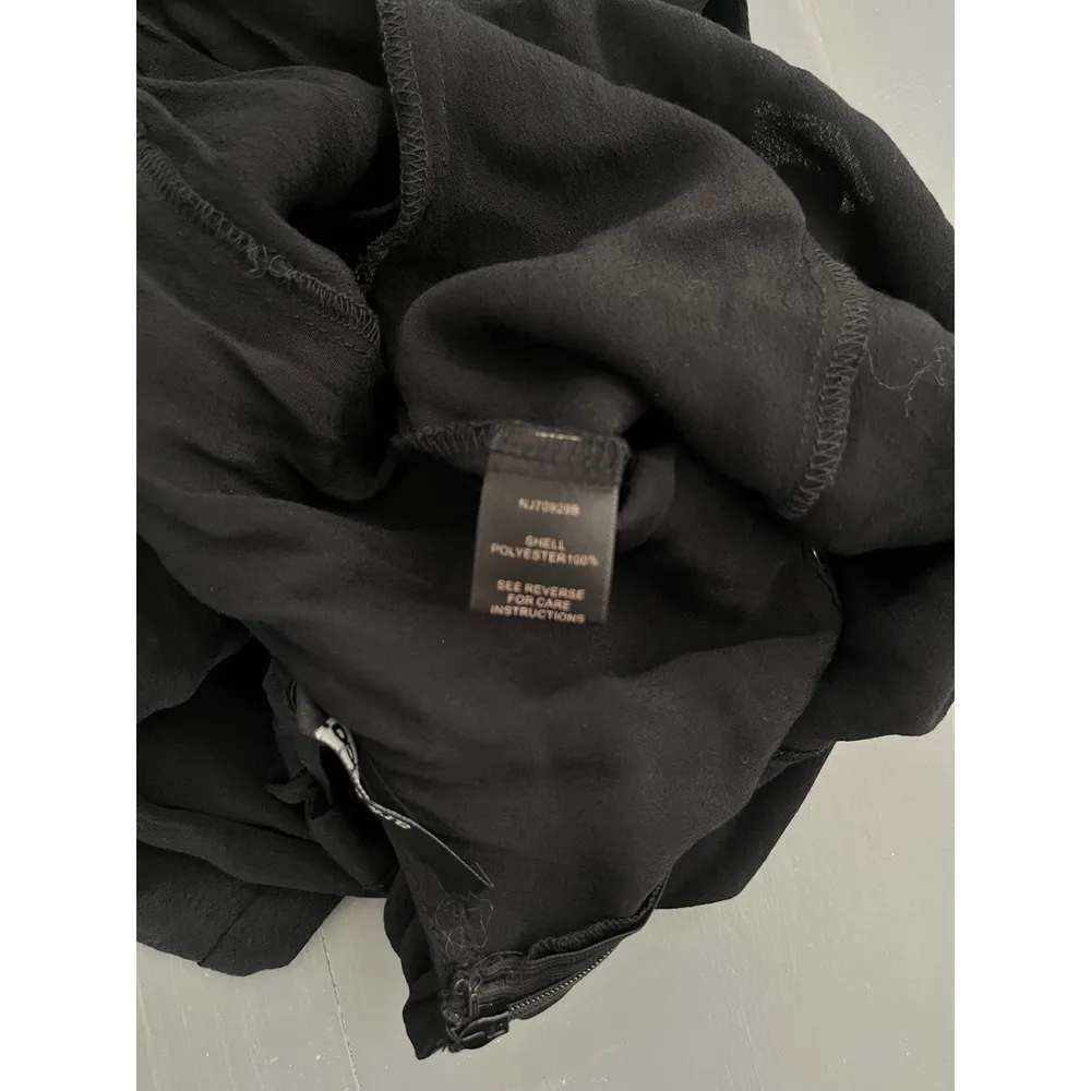 Ark and co Black Womens Criss Cross cutout Romper size Small - Image 4