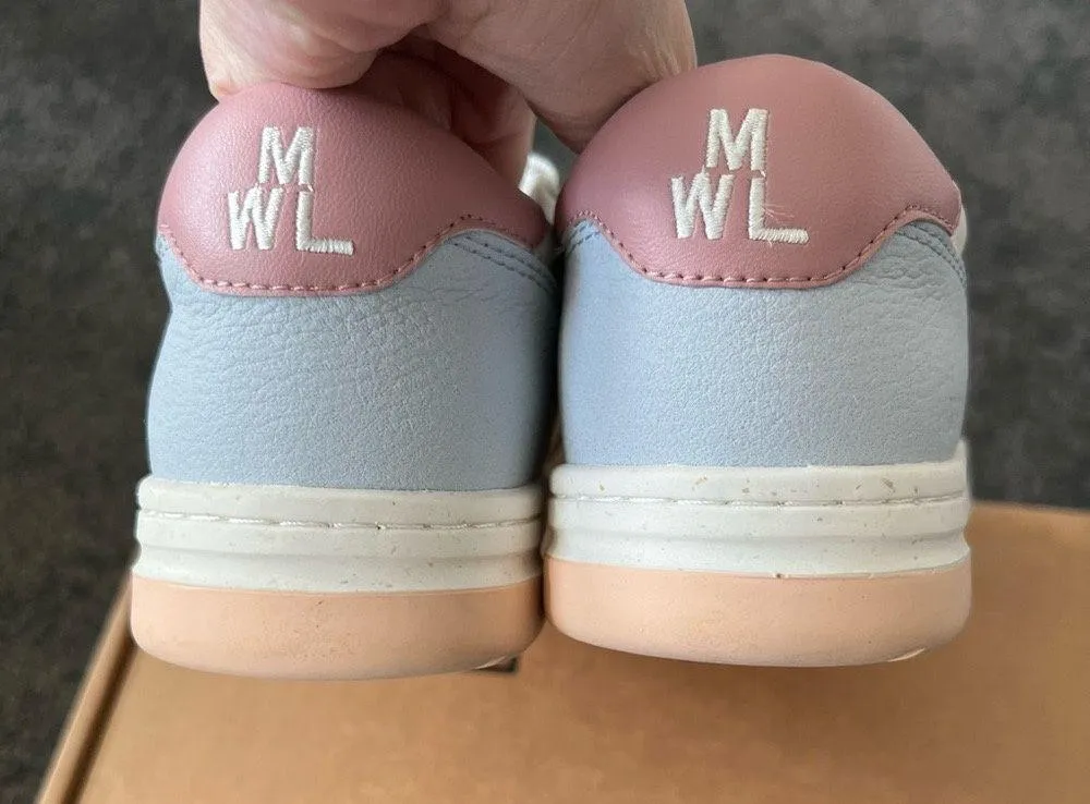 court sneakers in pastel colorblock - Image 4