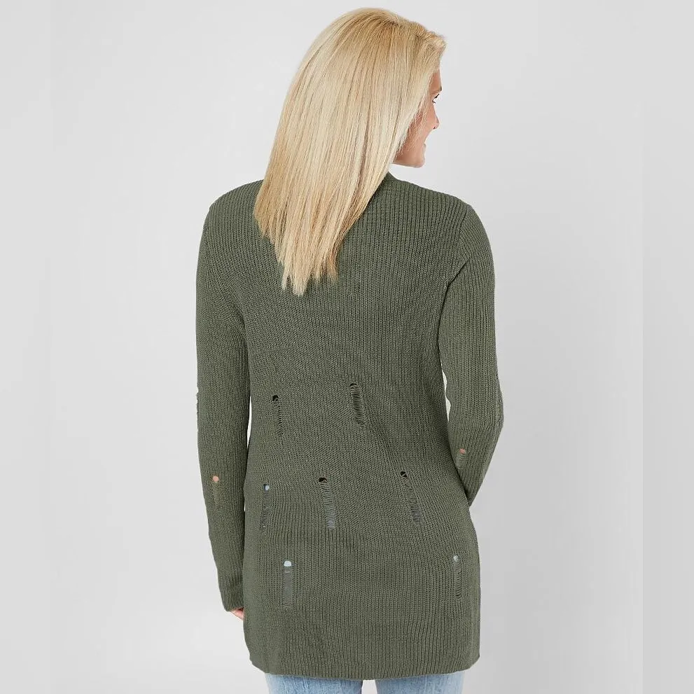 Buckle Daytrip Distressed Cardigan - Image 2