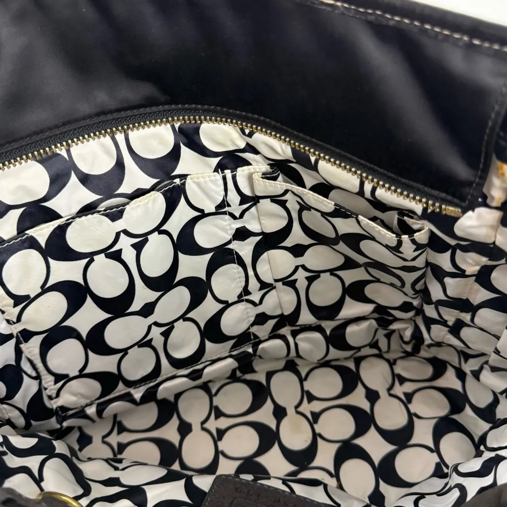 Vintage Coach Hampton Mini Nylon Handbag - Image 15