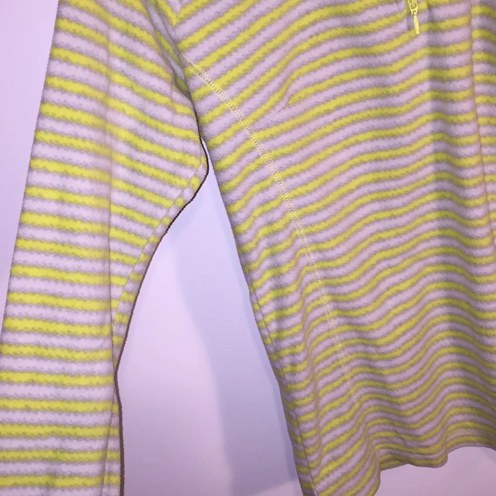 Columbia! Gray and yellow fleece half zip pullover - Image 5