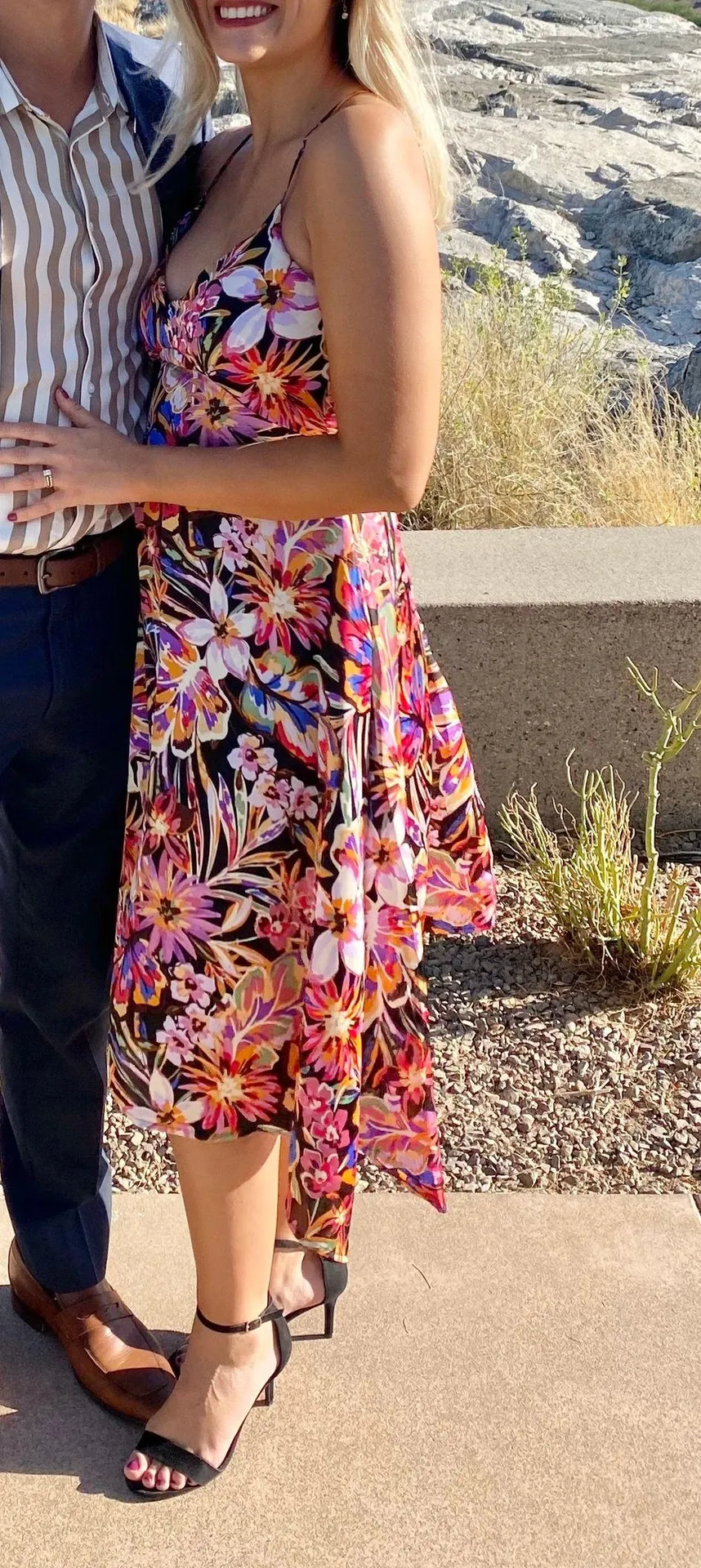 VICI Satin Floral Dress - Image 8