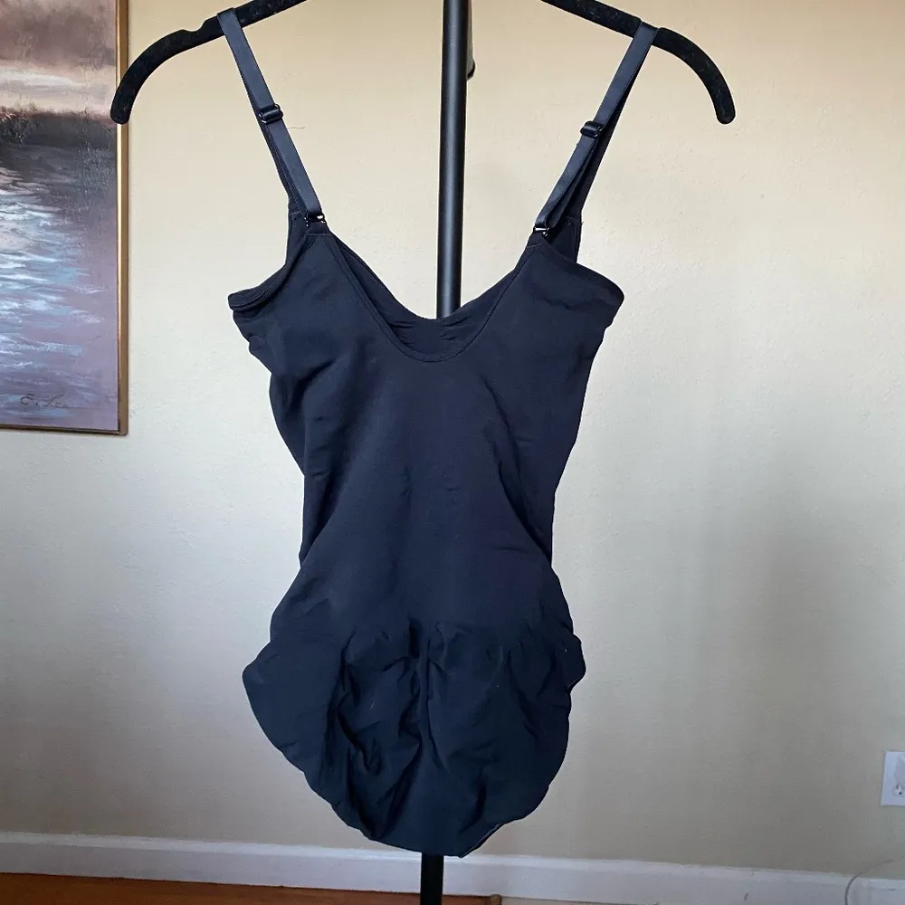 Skims Seamless Sculpt Brief Bodysuit Onyx NWOB Size M - Image 3